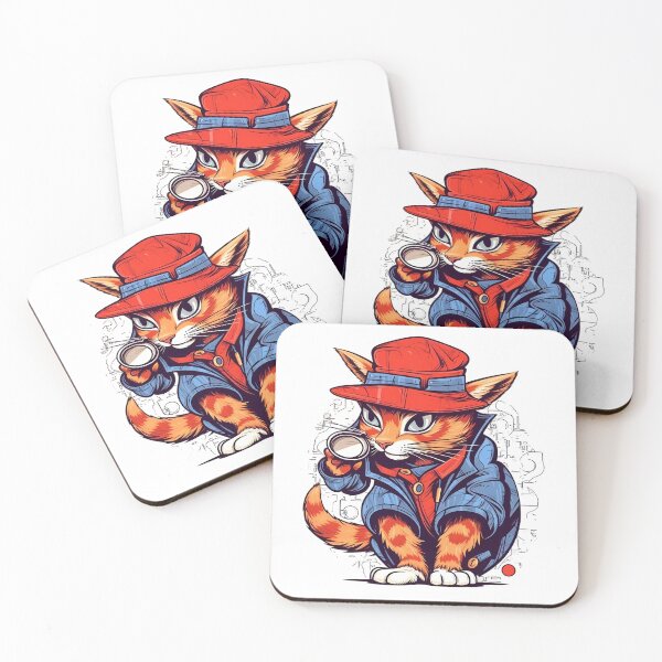 Item preview, Detective Cat designed and sold by Win Hardy.