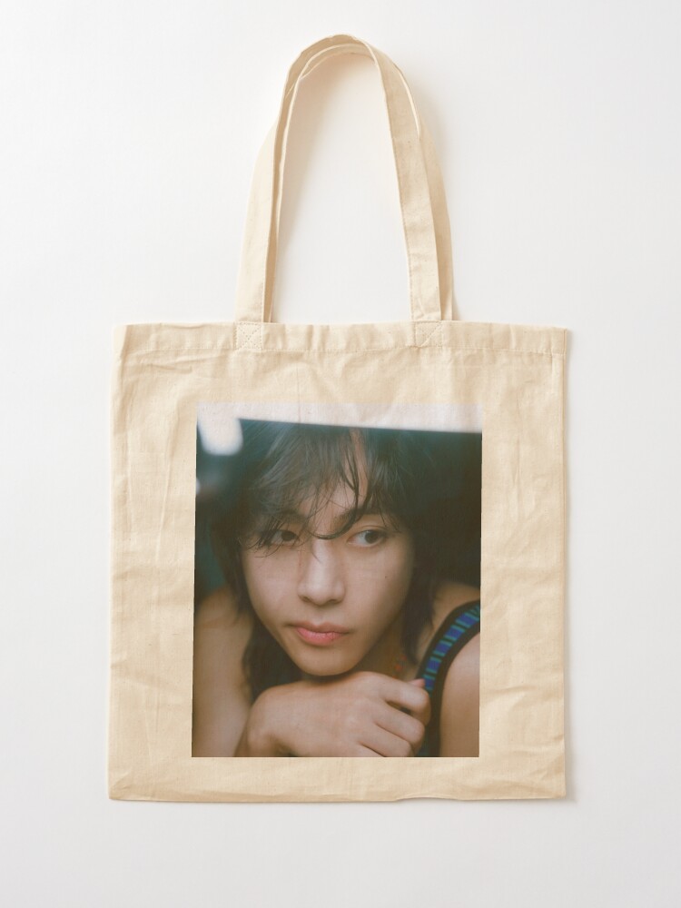 BTS V Taehyung Tote Bag 100% Eco Friendly Cotton Hand 