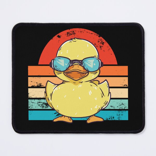 Item preview, Cool Retro Yellow Duck in Sunglasses 70s 80s Funny Duck designed and sold by KsuAnn.
