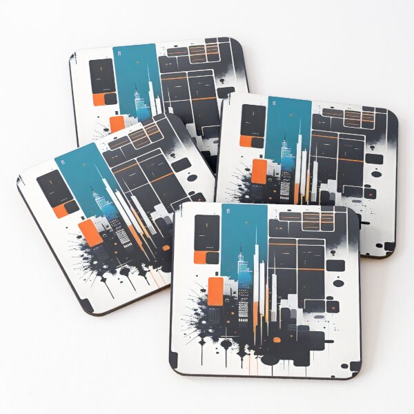 Item preview, Futuristic Cityscape in Cubist Splendor designed and sold by I-A-Troy.