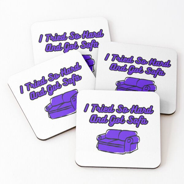 Item preview, I Tried So Hard And Got Sofa Funny Meme designed and sold by FlyShop1.