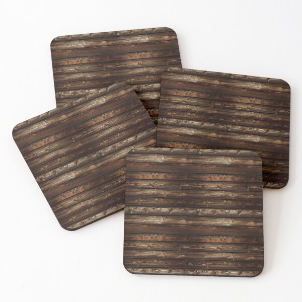Item preview, Rustic Brown Barn Wood Horizontal Planks Pattern designed and sold by Sturdust.