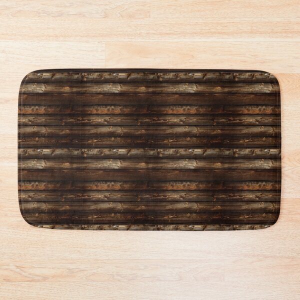 Item preview, Rustic Brown Barn Wood Horizontal Planks Pattern designed and sold by Sturdust.