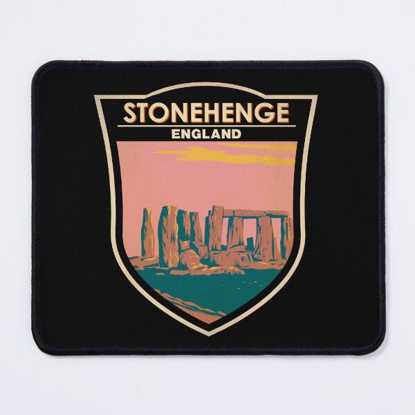 Item preview, Stonehenge Travel Art Badge designed and sold by KrisSidDesigns.