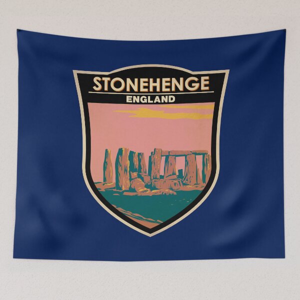 Item preview, Stonehenge Travel Art Badge designed and sold by KrisSidDesigns.