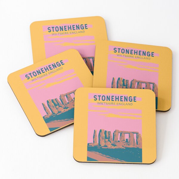 Item preview, Stonehenge Travel Art Vintage designed and sold by KrisSidDesigns.