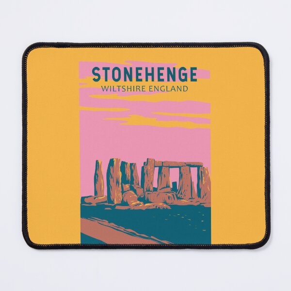 Item preview, Stonehenge Travel Art Vintage designed and sold by KrisSidDesigns.