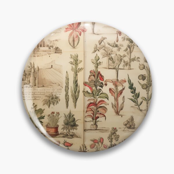 Item preview, Old Plant Drawings of Horticulture and Botany  designed and sold by BrandonArtWorld.