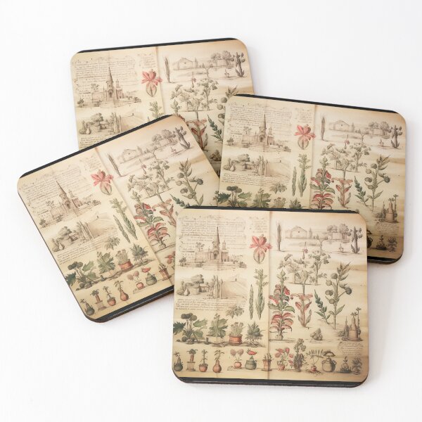 Item preview, Old Plant Drawings of Horticulture and Botany  designed and sold by BrandonArtWorld.