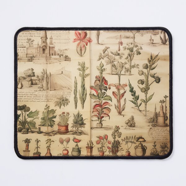 Item preview, Old Plant Drawings of Horticulture and Botany  designed and sold by BrandonArtWorld.