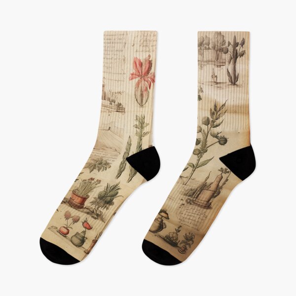 Item preview, Old Plant Drawings of Horticulture and Botany  designed and sold by BrandonArtWorld.