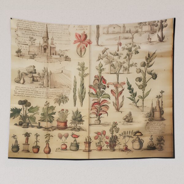 Item preview, Old Plant Drawings of Horticulture and Botany  designed and sold by BrandonArtWorld.