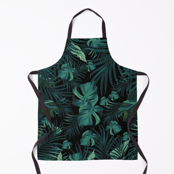 Item preview, Tropical Jungle Night Leaves Pattern #1 (2020 Edition) #tropical #decor #art  designed and sold by Anita's & Bella's Art.