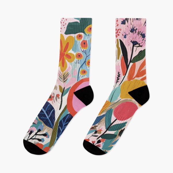 Item preview, Colorful Wildflower Garden Flowery Art designed and sold by meggydesigns.