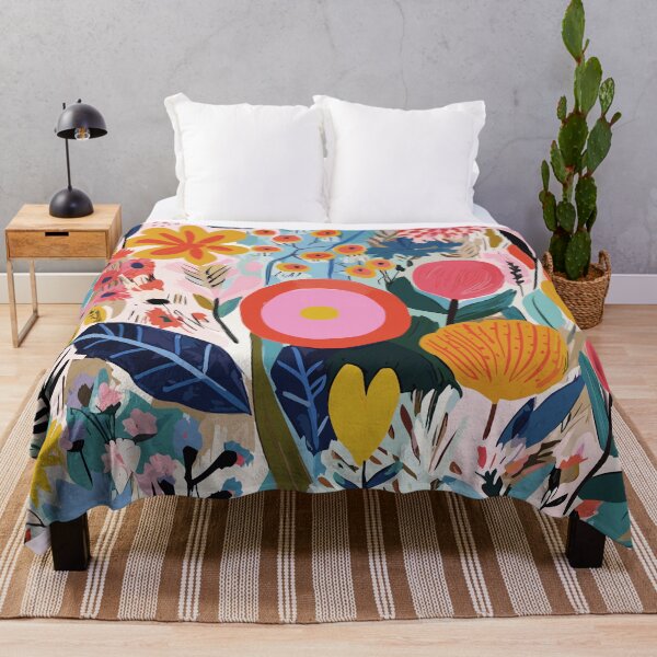 Item preview, Colorful Wildflower Garden Flowery Art designed and sold by meggydesigns.