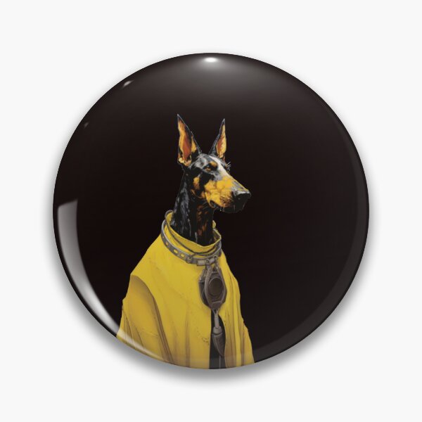 Item preview, Natural Ear Doberman in a Jacket designed and sold by Filmharmony.
