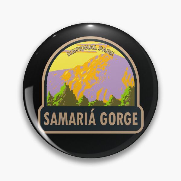 Item preview, Samaria Gorge National Park Greece Travel Art designed and sold by KrisSidDesigns.