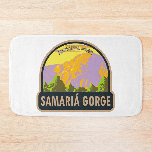 Item preview, Samaria Gorge National Park Greece Travel Art designed and sold by KrisSidDesigns.