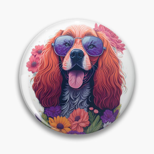 Item preview, Charming dog wearing sunglasses designed and sold by TheCarthaginian.