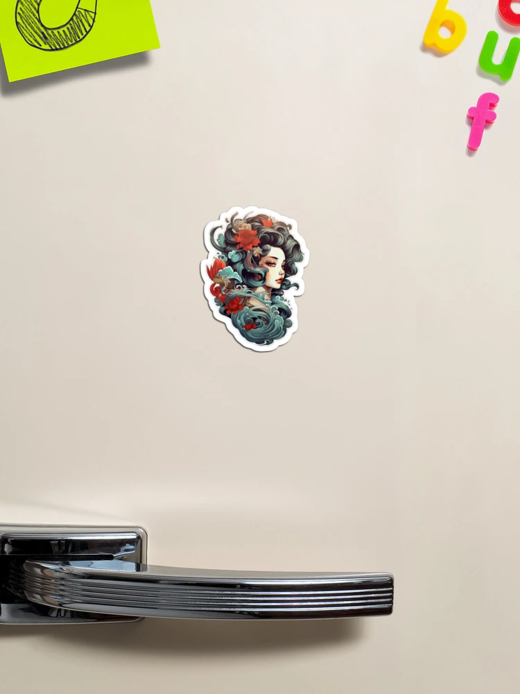 Aperçu 1 sur 3. Magnet avec l'œuvre Undertow créée et vendue par RiffraffDesigns.