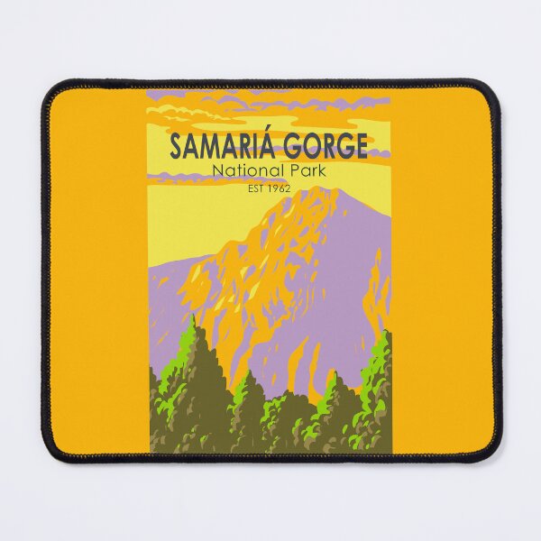 Item preview, Samaria Gorge National Park Greece Travel Art Vintage designed and sold by KrisSidDesigns.