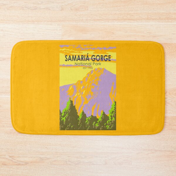 Item preview, Samaria Gorge National Park Greece Travel Art Vintage designed and sold by KrisSidDesigns.