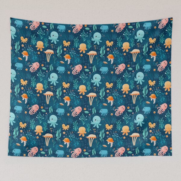 Item preview, Underwater Adventures seahorses, jellyfish and starfish designed and sold by LadiivPloy.