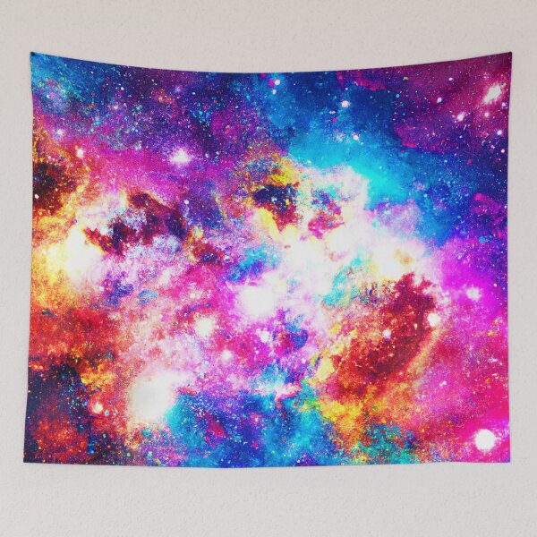 Item preview, Vibrant Color Play Nebula designed and sold by Health And Fitness Posts e-Store.