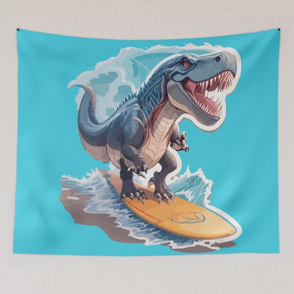 Item preview, surfer dinosaur II designed and sold by Lion-ZG21.