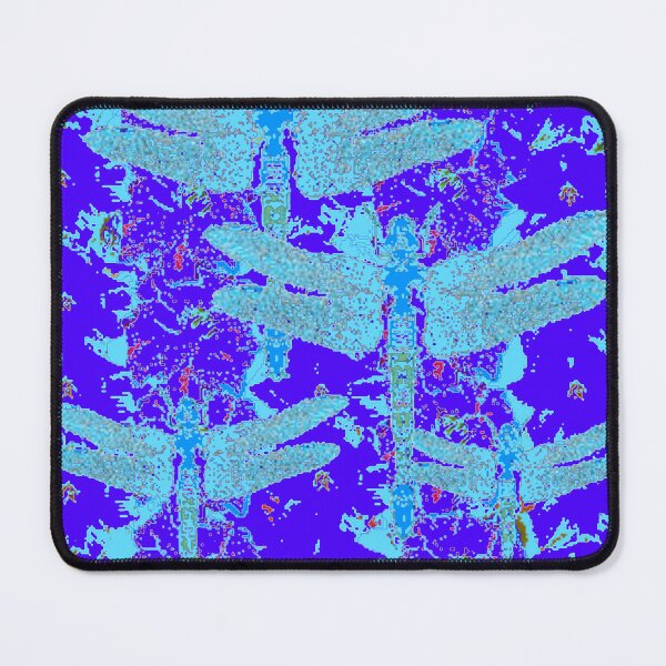 Item preview, BABY BLUE DRAGONFIES ABSTRACT PATTERN BLUE ART designed and sold by sharlesart.