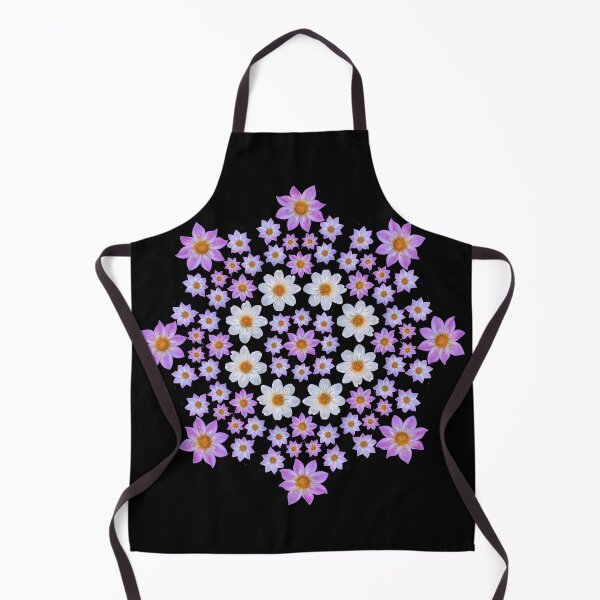 Artikelvorschau, Alpen Cherub Dahlia, Dahlia Imperialis Flower Botanisches Mandala entworfen und verkauft von Shapes-Mania.