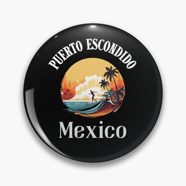 Item preview, Puerto Escondido Palm Trees, Beach And Surfing Design designed and sold by RektRepublic.