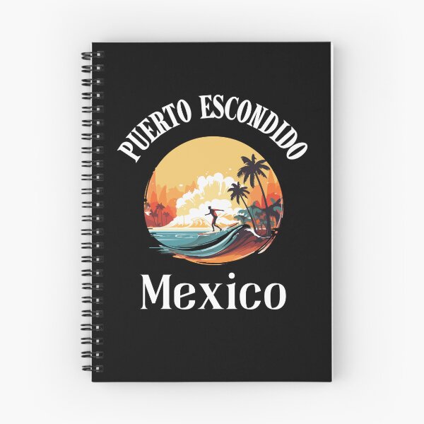 Item preview, Puerto Escondido Palm Trees, Beach And Surfing Design designed and sold by RektRepublic.