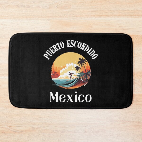 Item preview, Puerto Escondido Palm Trees, Beach And Surfing Design designed and sold by RektRepublic.