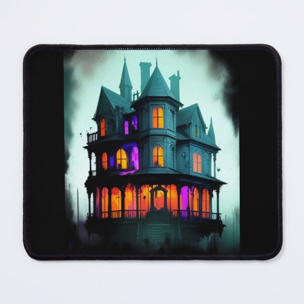 Item preview, colorful haunted house designed and sold by EuropeanPrints.