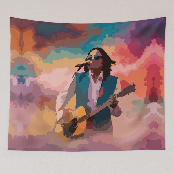 Item preview, Sugar Man's Dreamy Dance: A Colorful Cloudscape Delight designed and sold by GracePrintShop.
