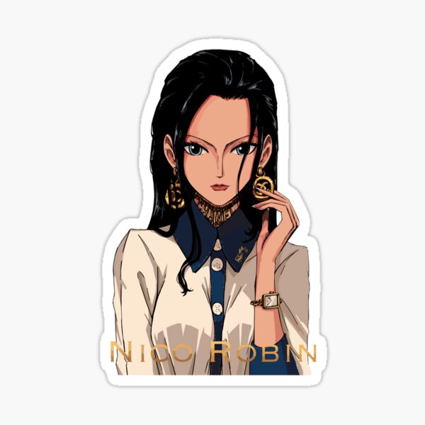 Nico Robin - Thanks for Relying on me Sticker for Sale by Mel-le