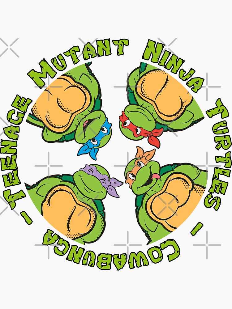 heat transfer vinyl  ninja turtle face and shell shirt