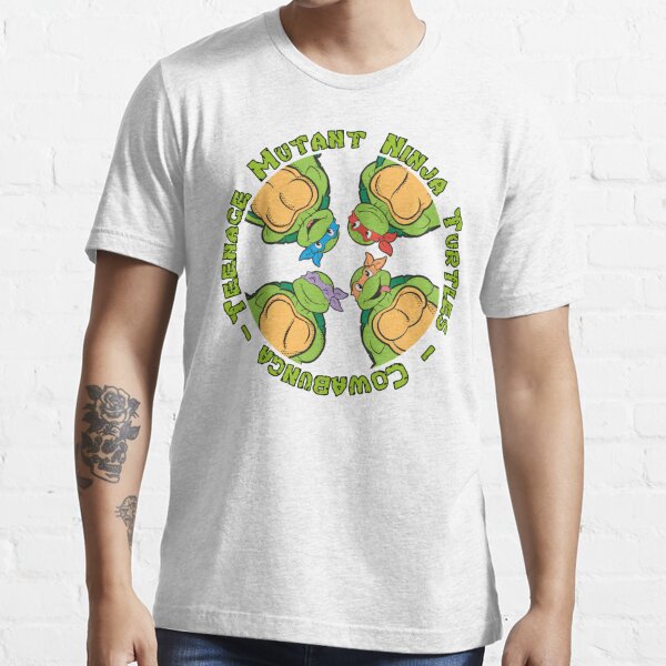 Teenage Mutant Ninja Turtles Men's Cowabunga Graphic T-Shirt, Blue, X-Large, Cotton