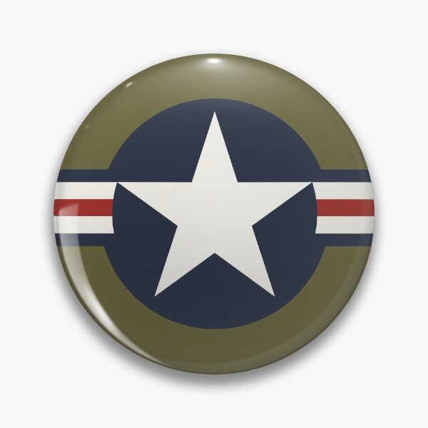 Item preview, Vintage Red White Blue USAAF Insignia Star Bars designed and sold by Digital Homestead.