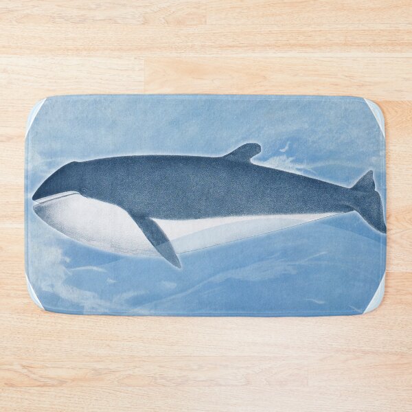 Item preview, Sharped finner Whale, Vintage restored and reworked art by Mindthecherry. designed and sold by MINDTHECHERRY.