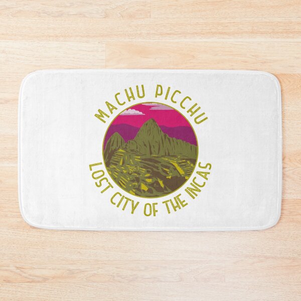 Item preview, Machu Picchu Peru Retro Distressed Circle designed and sold by KrisSidDesigns.