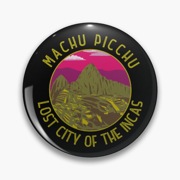 Item preview, Machu Picchu Peru Retro Distressed Circle designed and sold by KrisSidDesigns.