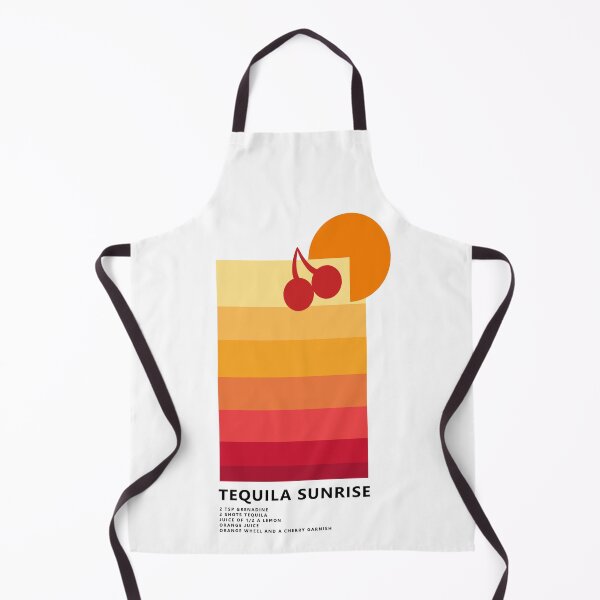 Item preview, Tequila Sunrise Cocktail Minimalist Modern Design designed and sold by ModernAndFunky.