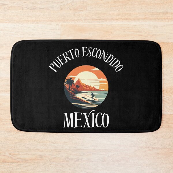 Item preview, Puerto Escondido Sunset, Palm Trees And Surfboard Design designed and sold by RektRepublic.