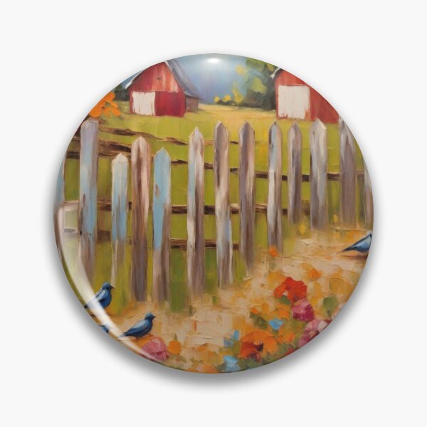 Item preview, Barn and Pickets designed and sold by kultomatic.