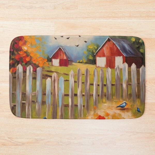 Item preview, Barn and Pickets designed and sold by kultomatic.