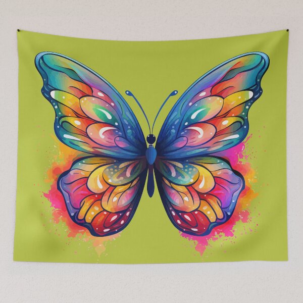 Item preview, Tie Dye Butterfly Vivid Colorful designed and sold by LilyBell6.