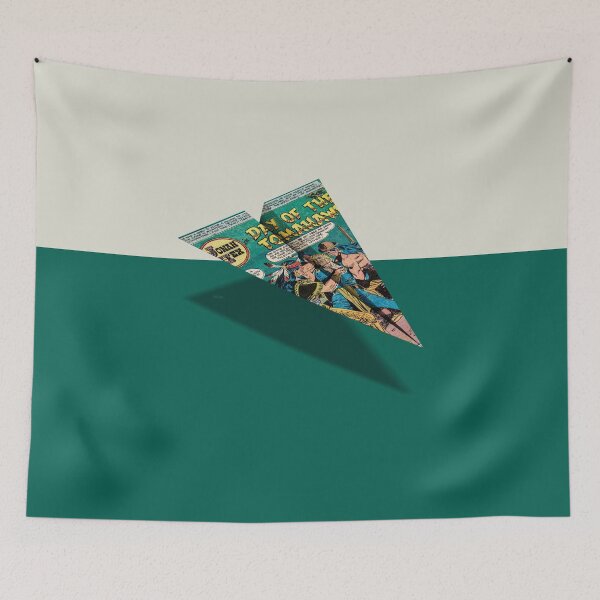 Item preview, Day Of The Tomahawk Comic Book Page Paper Airplane designed and sold by YoPedro.