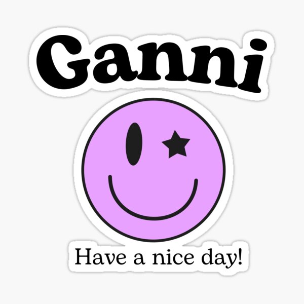 Ganni T Skjorte Have A Nice Day Anime Essential T-Shirt for Sale by  cuppycake6